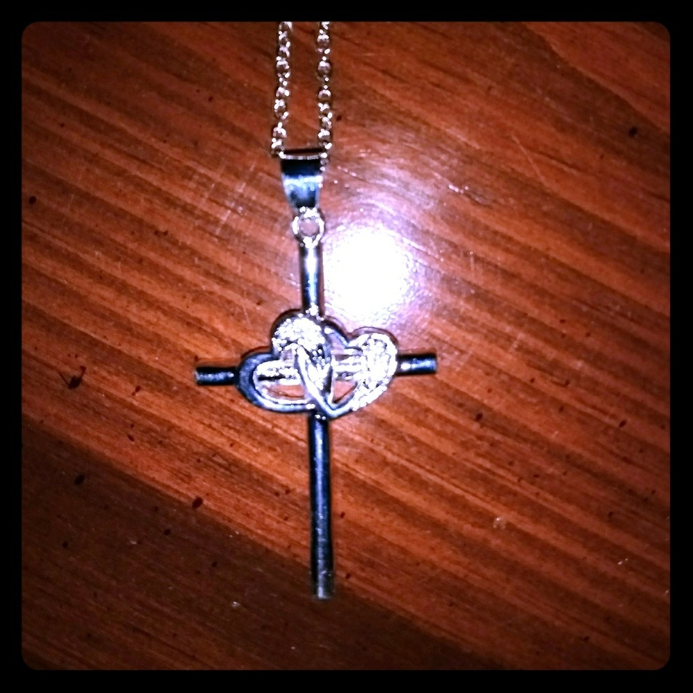 .925 Sterling cross and 16 inch chain